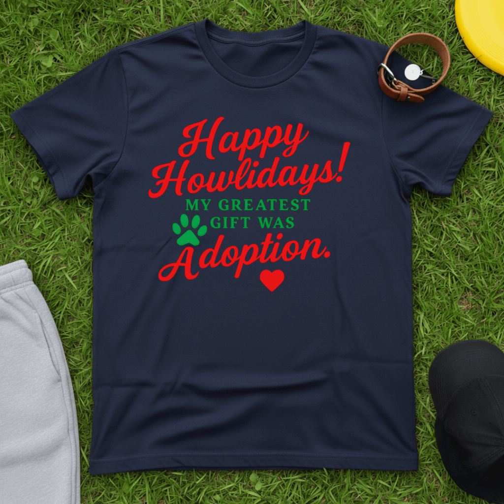 Howlidays Adoption Gift Tee