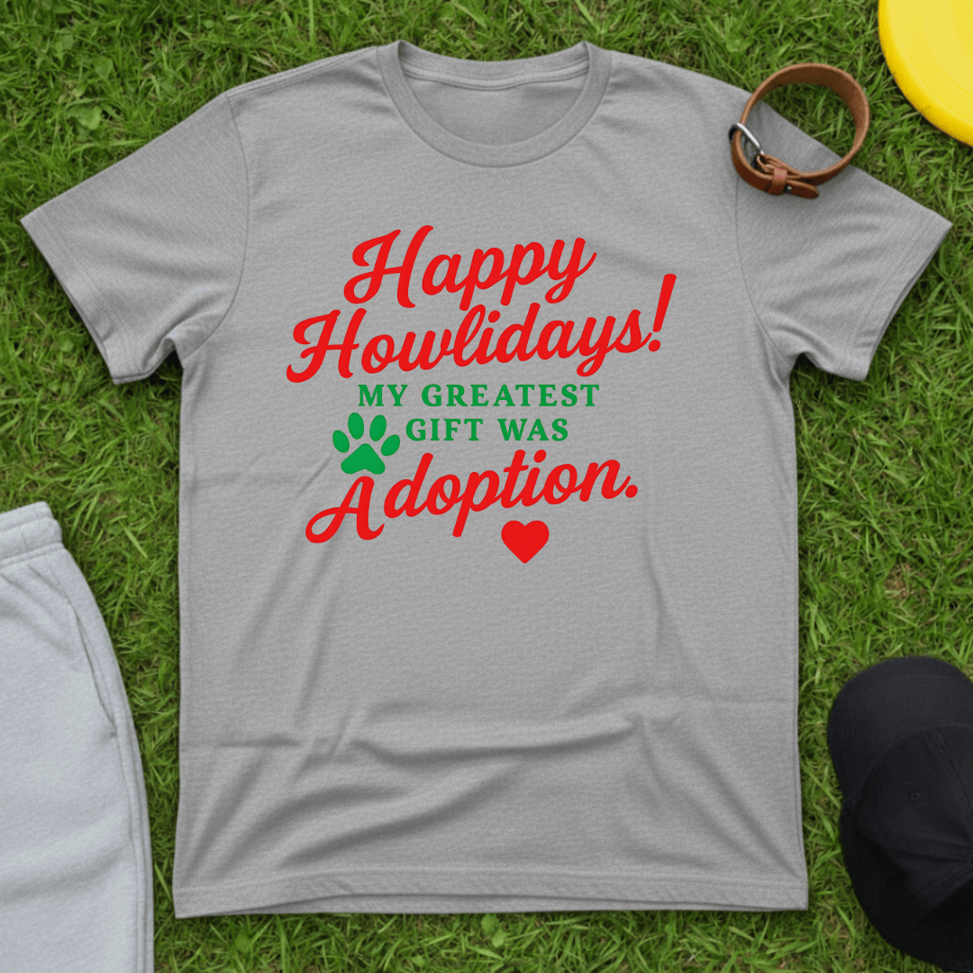 Howlidays Adoption Gift Tee