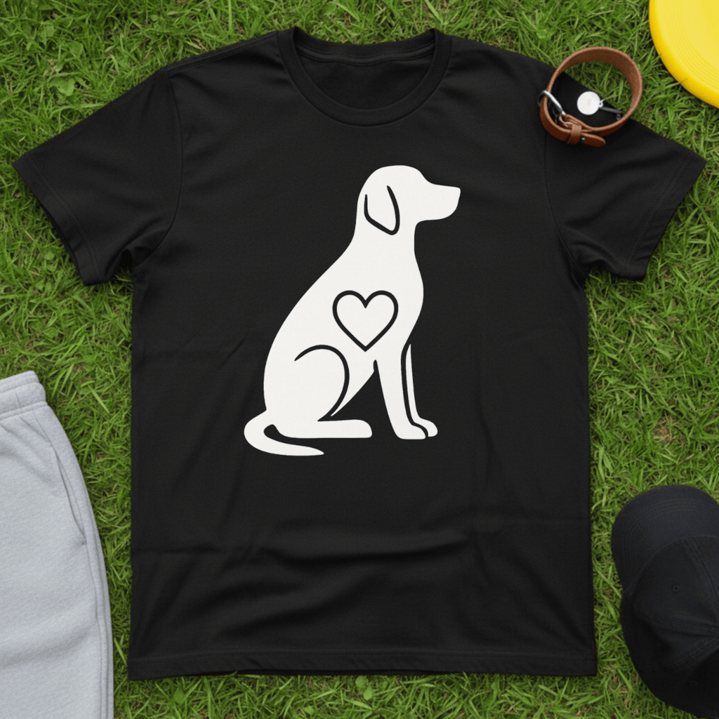 Minimalist Dog Heart Tee