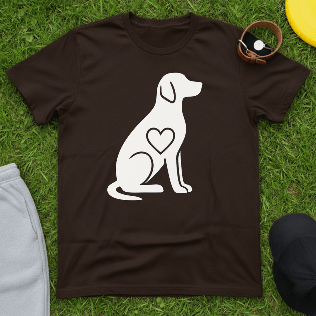 Minimalist Dog Heart Tee