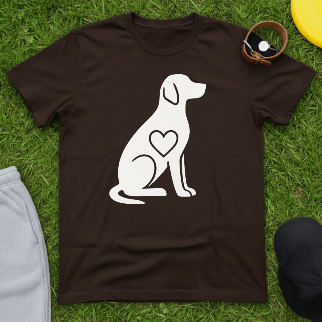 Minimalist Dog Heart Tee