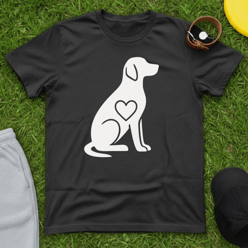Minimalist Dog Heart Tee