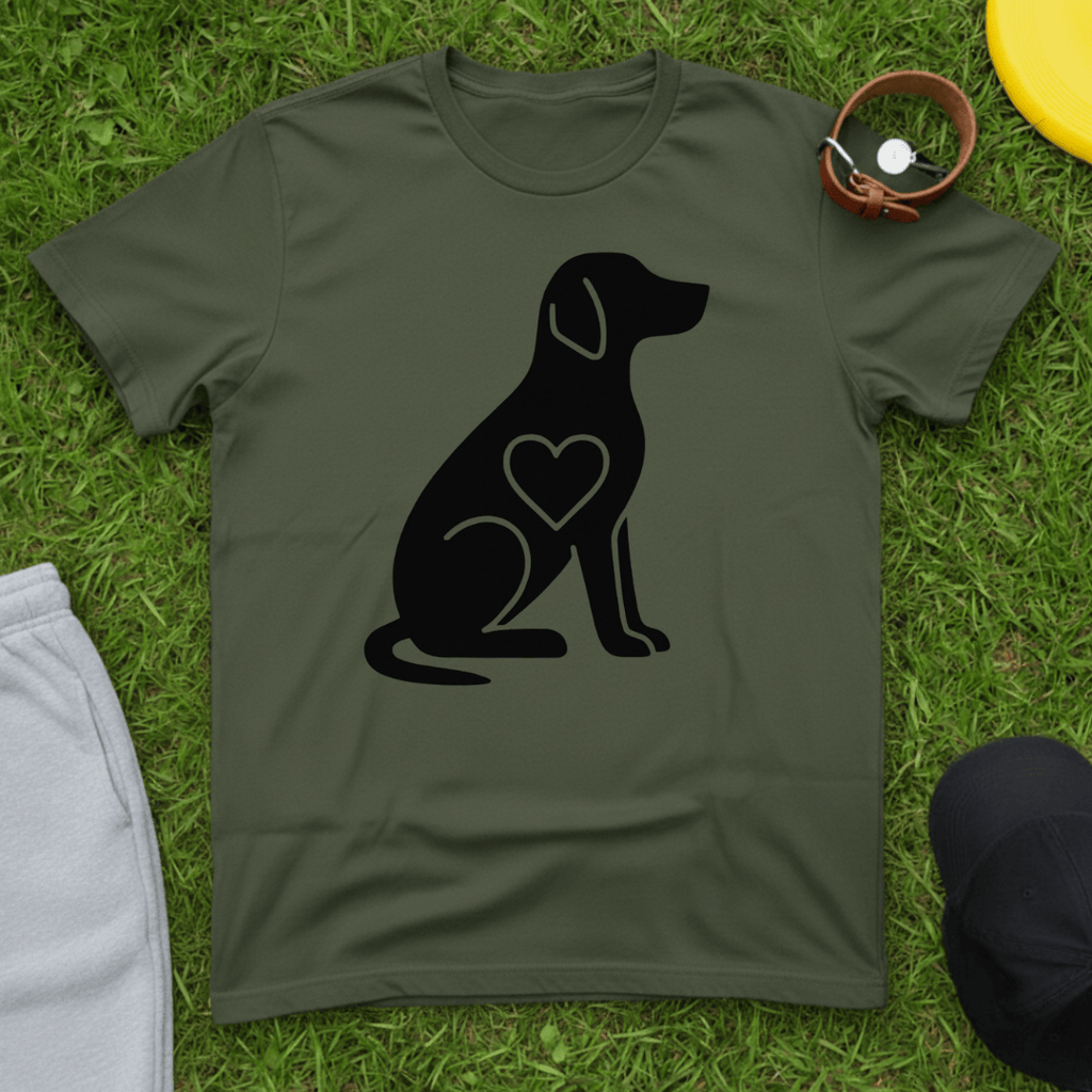 Minimalist Dog Heart Tee