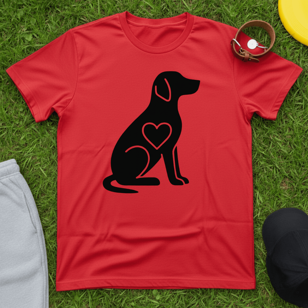 Minimalist Dog Heart Tee
