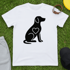 Minimalist Dog Heart Tee