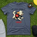My Hero Wears a Vest Tee