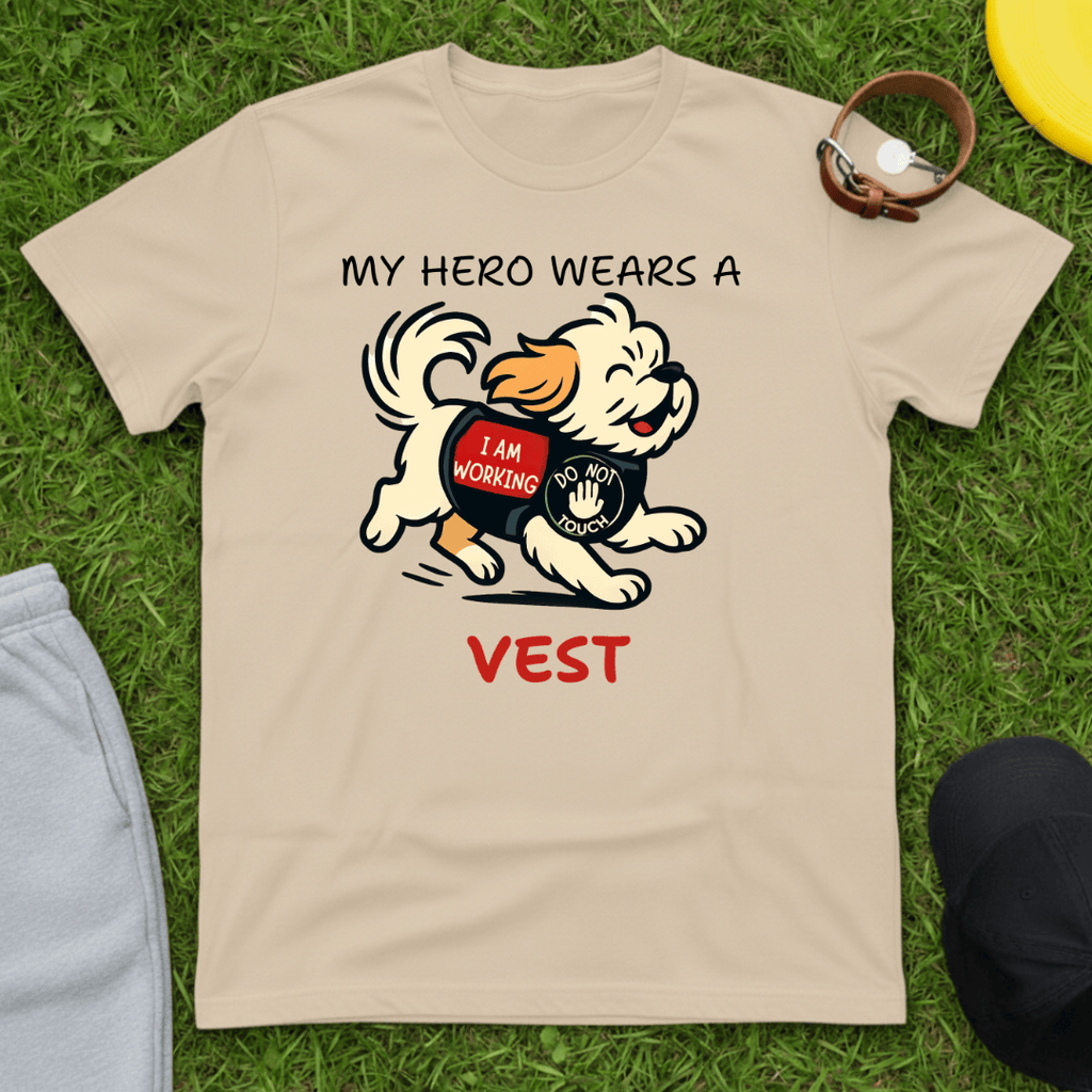 My Hero Wears a Vest Tee