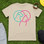 Neon Dog & Cat Tee