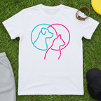 Neon Dog & Cat Tee