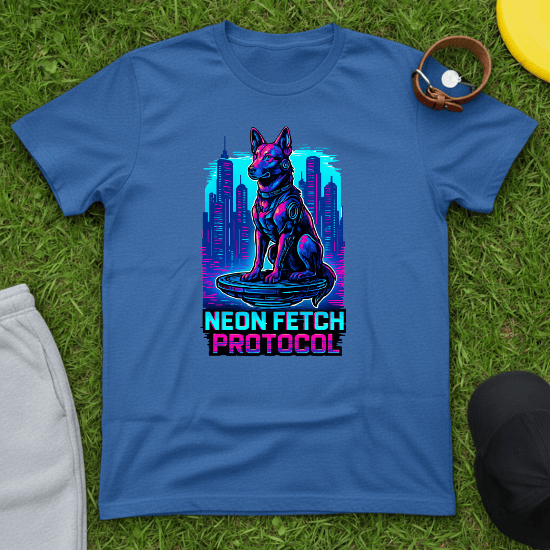 Neon Fetch Protocol Tee