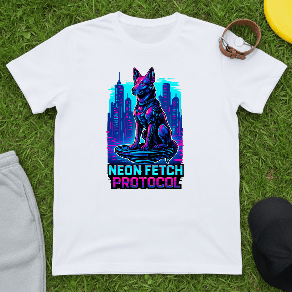 Neon Fetch Protocol Tee