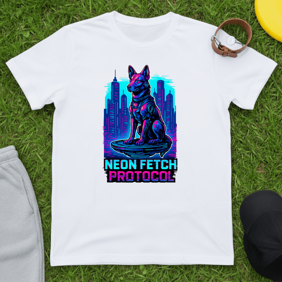 Neon Fetch Protocol Tee