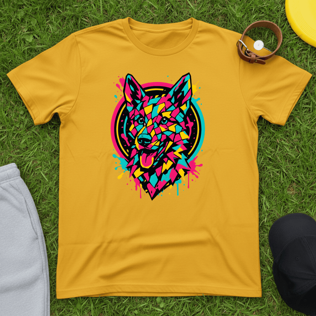 Neon Splatter Pup Tee