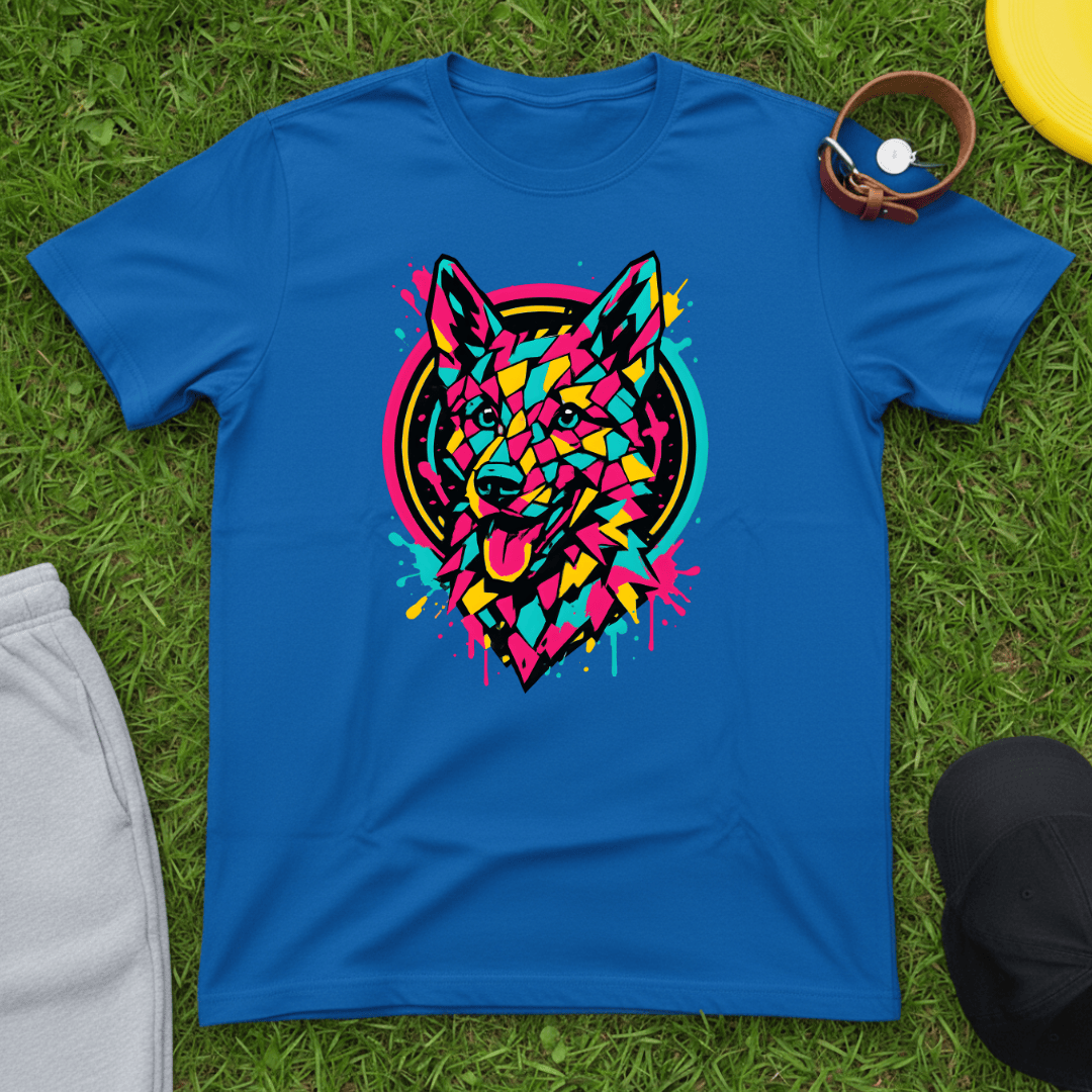 Neon Splatter Pup Tee