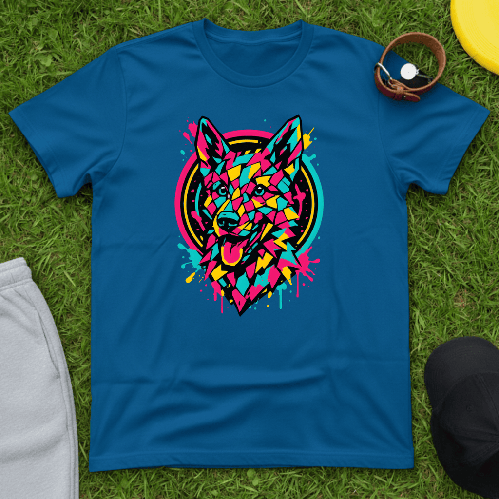 Neon Splatter Pup Tee