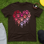 Paw Print Love Tee