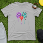 Pawprints & Heart Tee