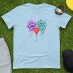 Pawprints & Heart Tee