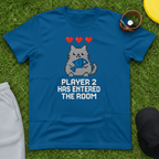 Player 2 Cat Gamer Tee