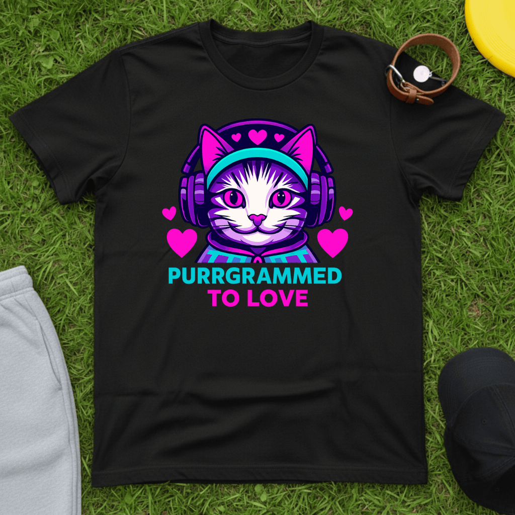 Purrgrammed to Love Tee