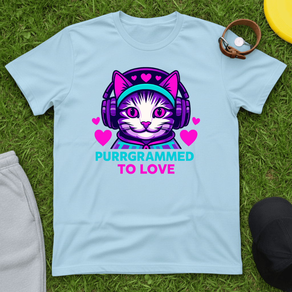 Purrgrammed to Love Tee
