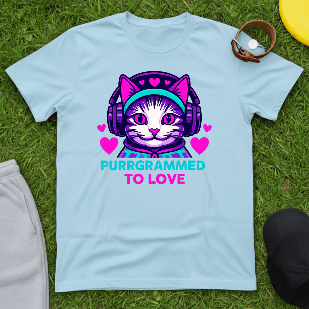 Purrgrammed to Love Tee