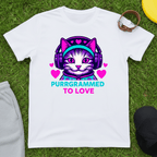 Purrgrammed to Love Tee