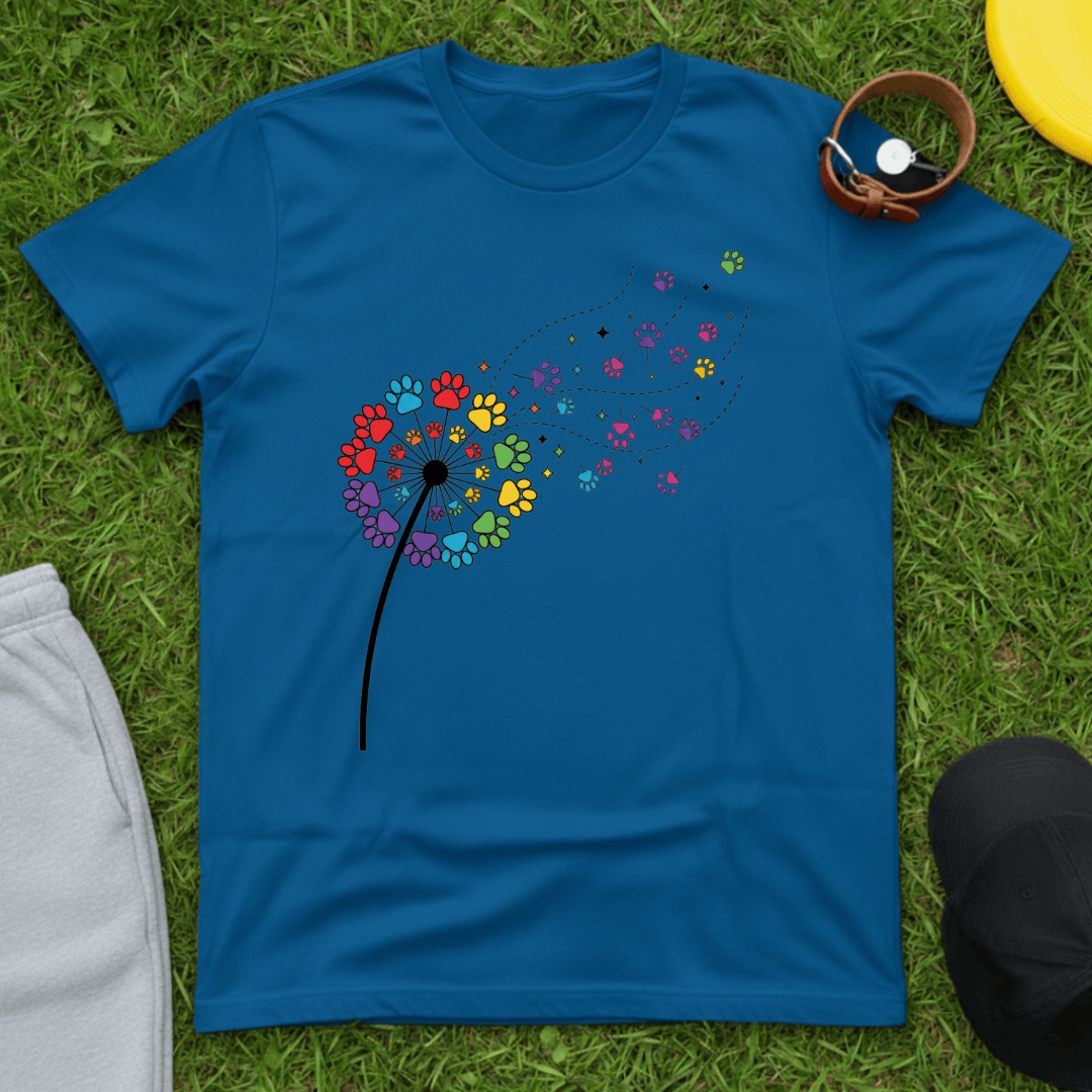Rainbow Paw Wishes Tee