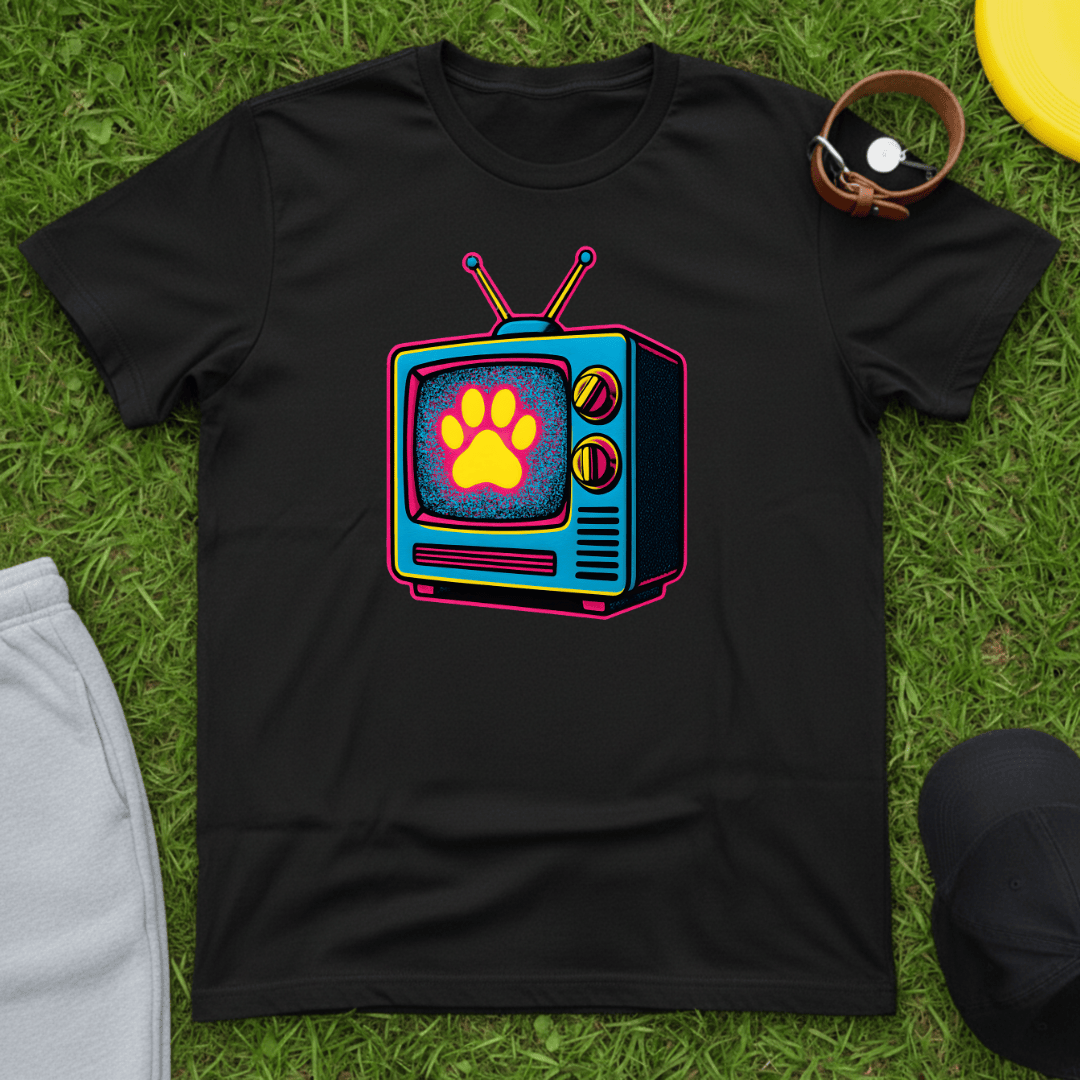 Retro Paw TV Tee
