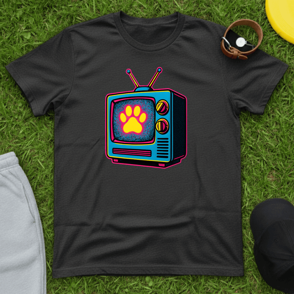 Retro Paw TV Tee