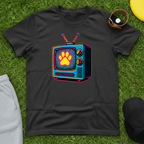 Retro Paw TV Tee