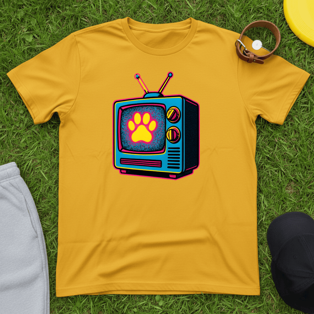 Retro Paw TV Tee