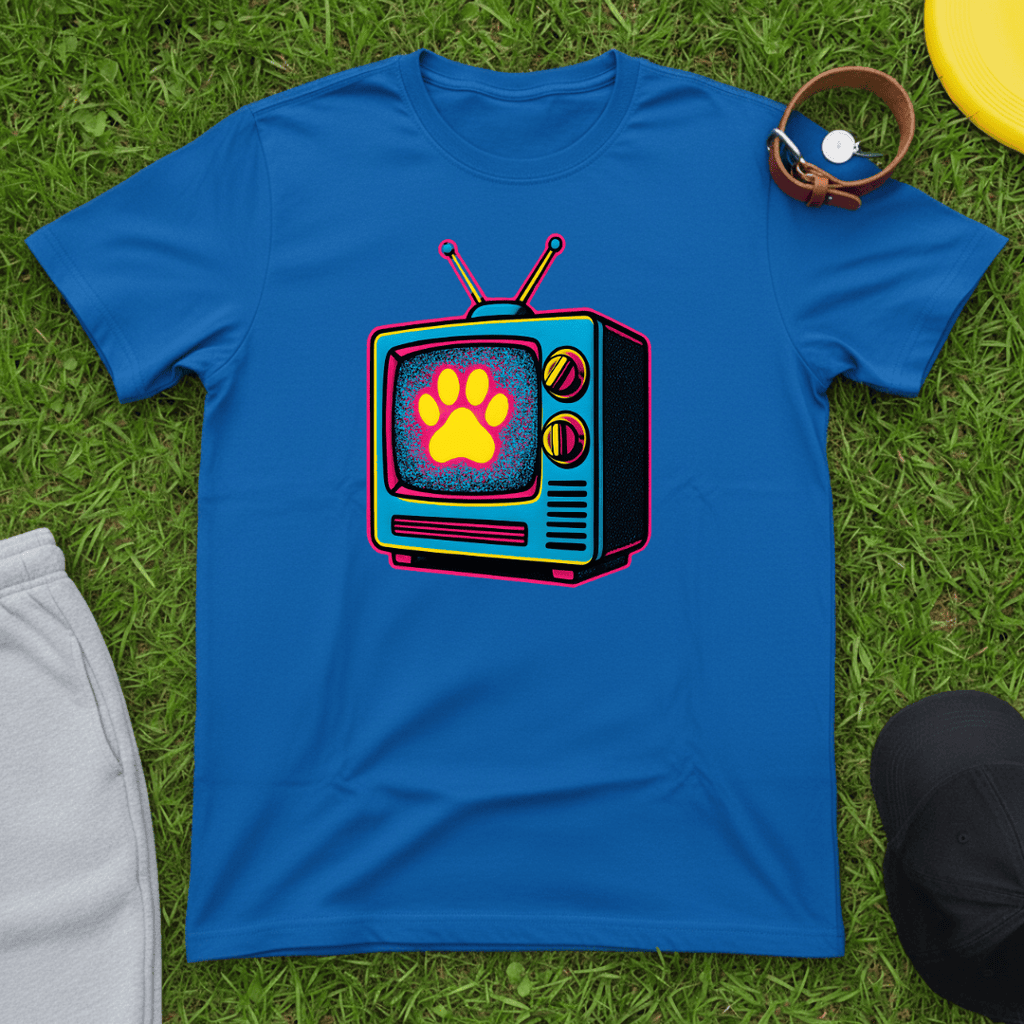 Retro Paw TV Tee