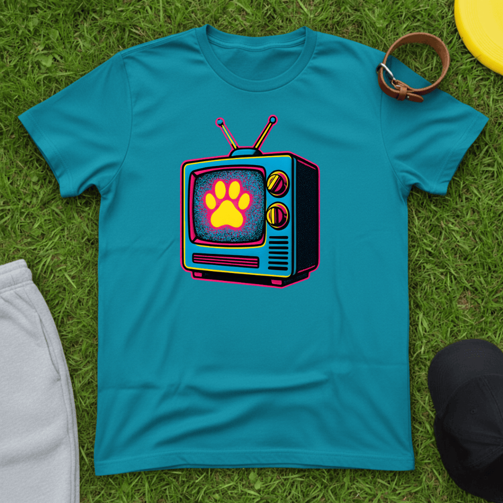Retro Paw TV Tee