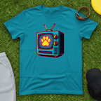 Retro Paw TV Tee
