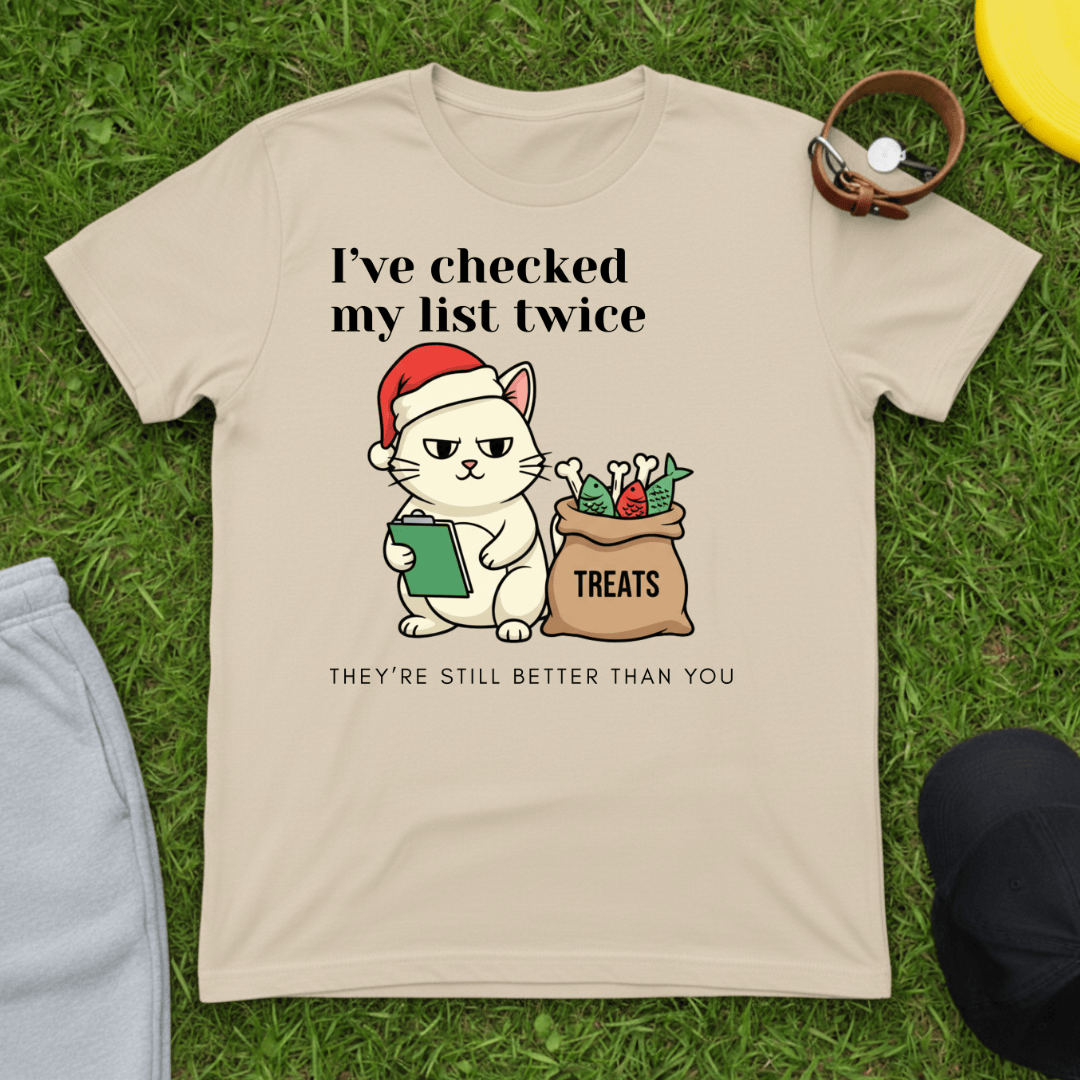 Santa’s Cat Inspector Tee