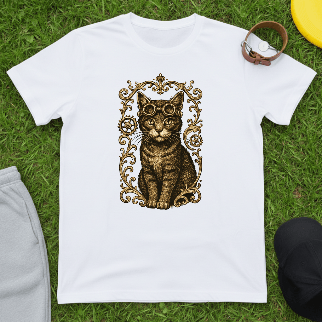 Steampunk Cat Tee