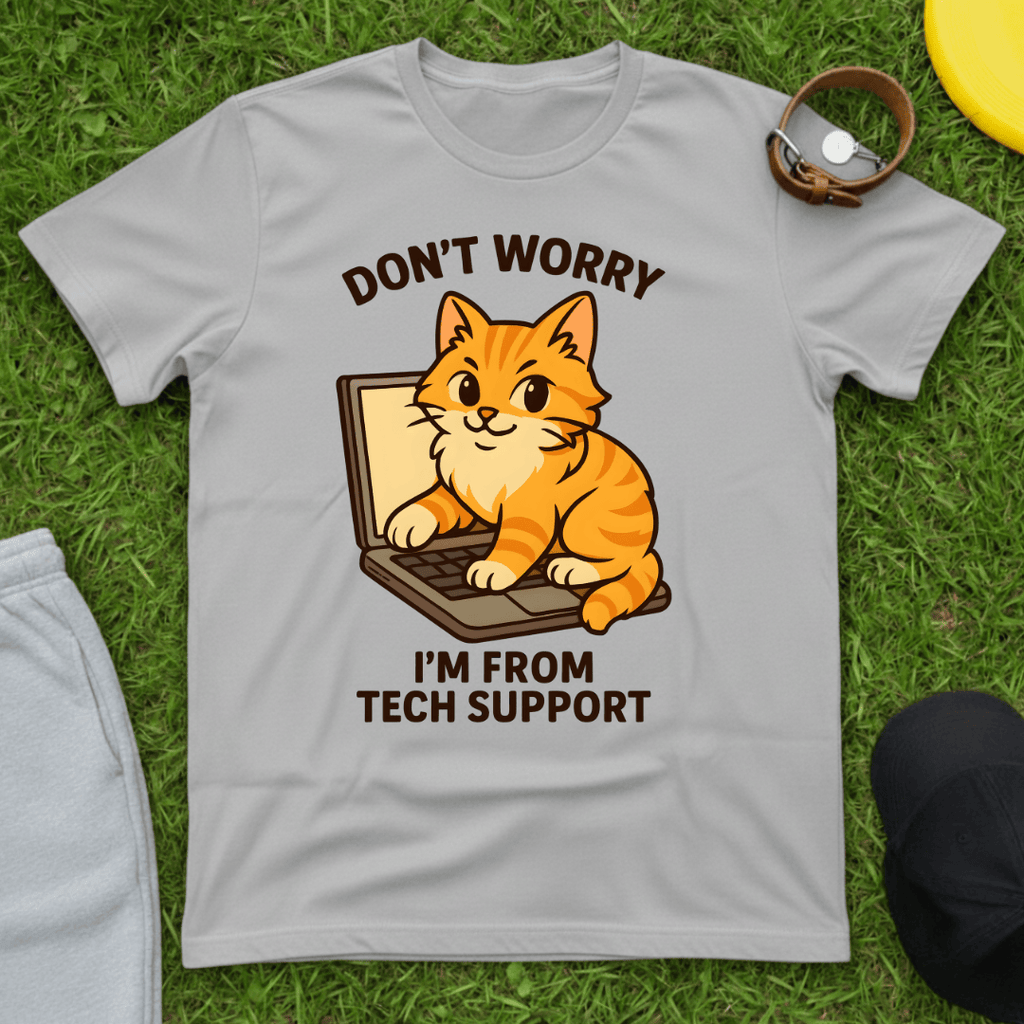 Tech Support Cat Tee
