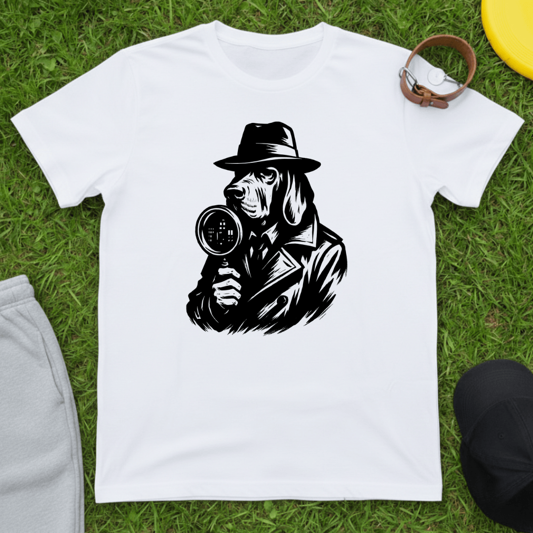Undercover Paw Detective Tee