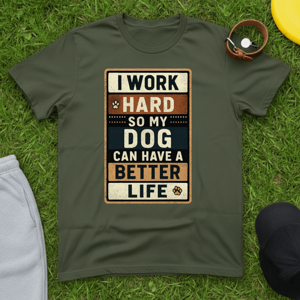 Work Hard for My Dog Tee
