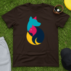 Yin Yang Dog & Cat Tee