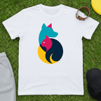 Yin Yang Dog & Cat Tee